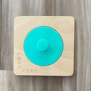 Lovevery pincer grasp wooden puzzle